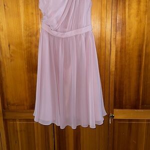 Alfred Angelo Blush Satin Gown